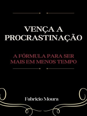 cover image of Vença a Procrastinação